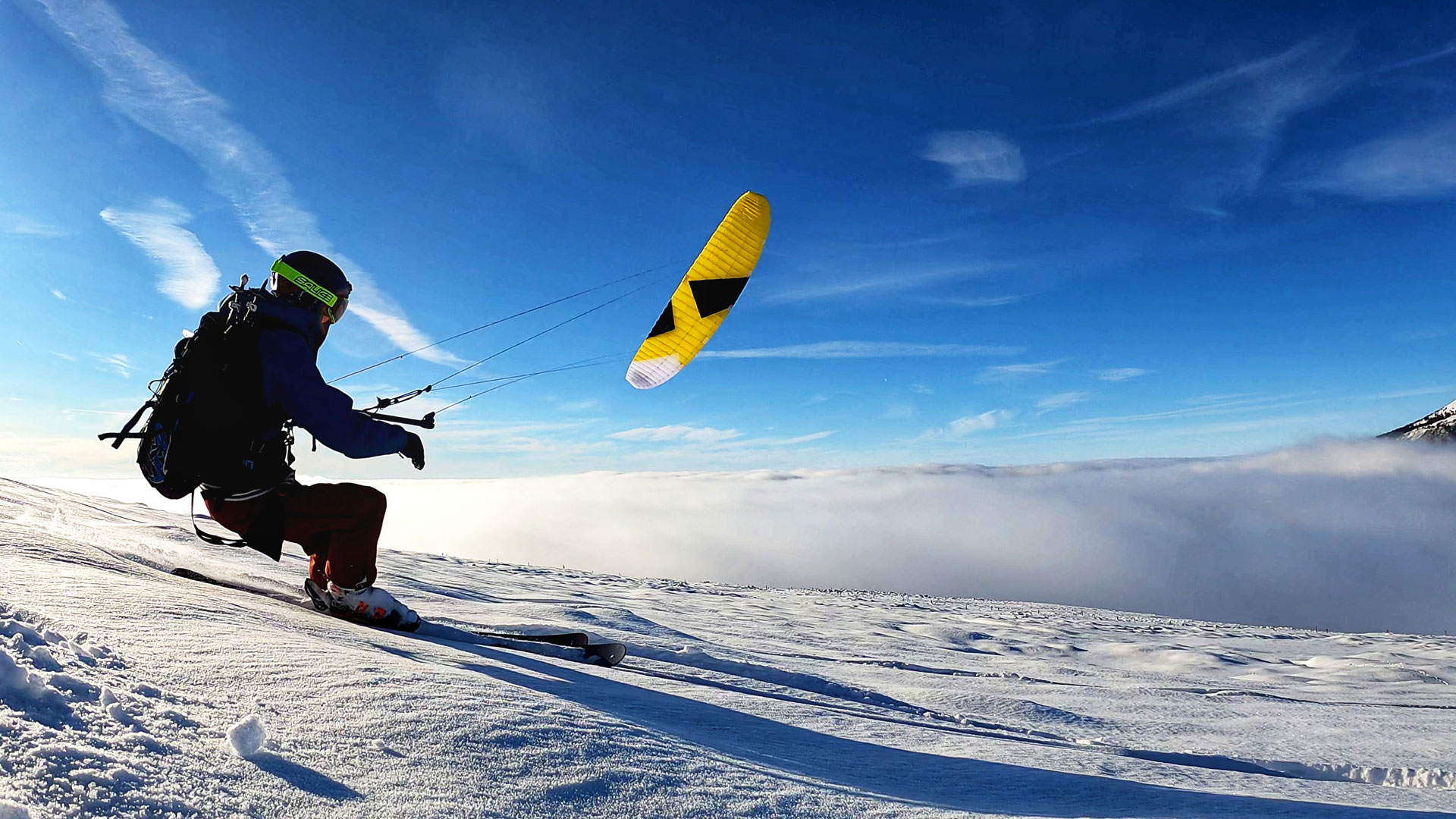 Eloi Rondeau and his take on snowkite